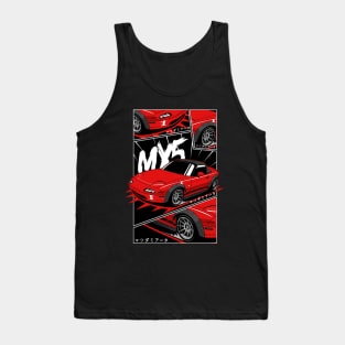 Miata jdm manga style Tank Top